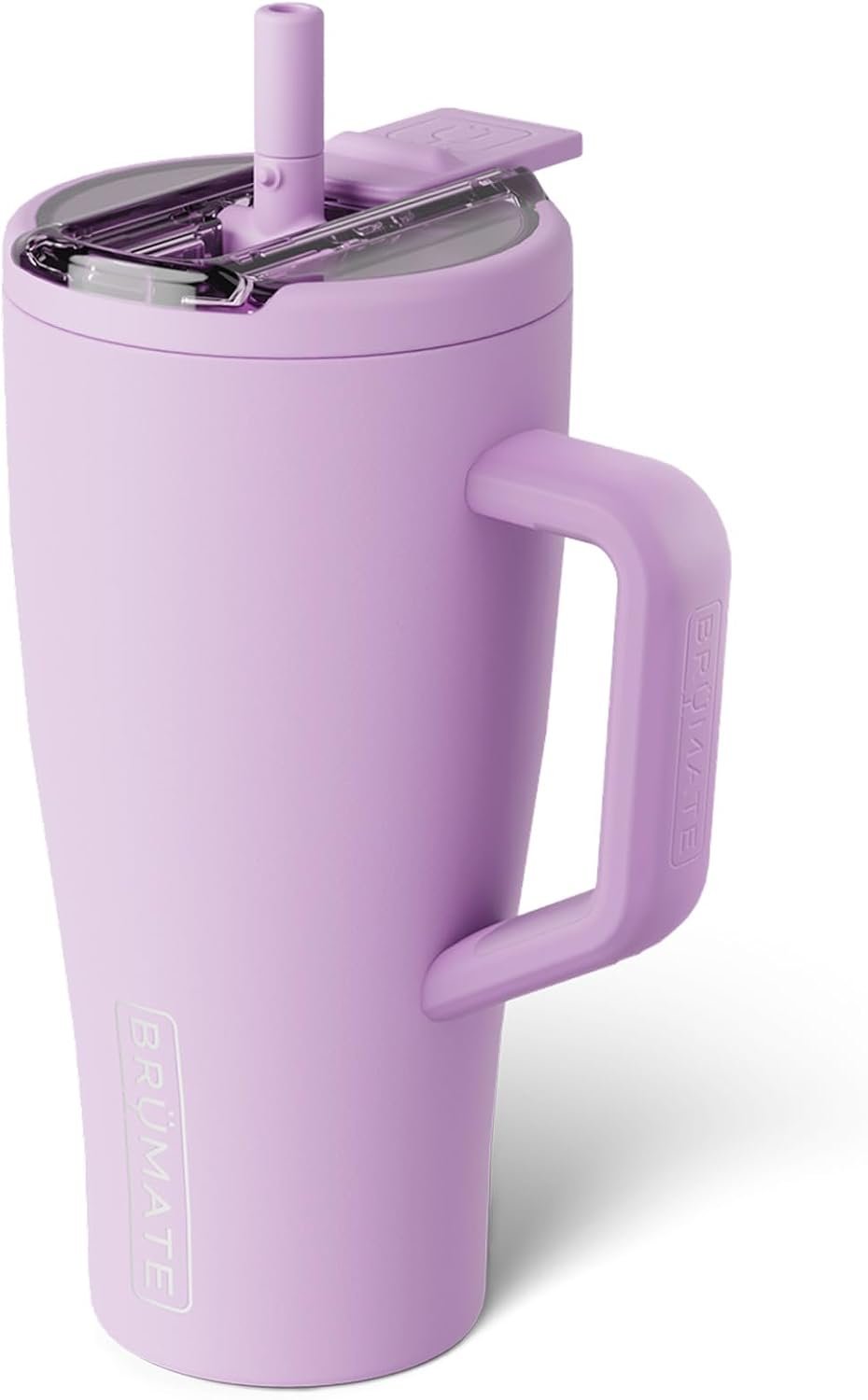 BrüMate Era Flip 40oz Tumbler with 100% Leakproof Covered Straw Lid | Hygienic Covered Straw | Insulated Stainless Steel Water Bottle with Handle | Cup Holder Friendly | BPA-Free (Lilac Dusk) - Image 54