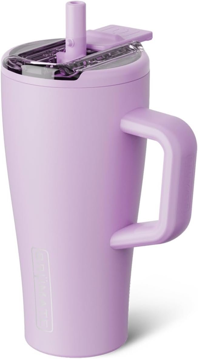 BrüMate Era Flip 40oz Tumbler with 100% Leakproof Covered Straw Lid | Hygienic Covered Straw | Insulated Stainless Steel Water Bottle with Handle | Cup Holder Friendly | BPA-Free (Lilac Dusk) - Image 22