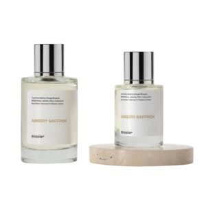 Dossier - Ambery Saffron - Packs of 2 (50ml & 100ml) - Eau de Parfum - Inspired by B.accarat R.ouge 540 - Vegan, Unisex Perfume Spray
