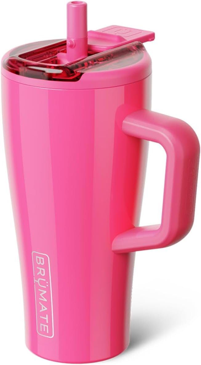 BrüMate Era Flip 40oz Tumbler with 100% Leakproof Covered Straw Lid | Hygienic Covered Straw | Insulated Stainless Steel Water Bottle with Handle | Cup Holder Friendly | BPA-Free (Lilac Dusk) - Image 12