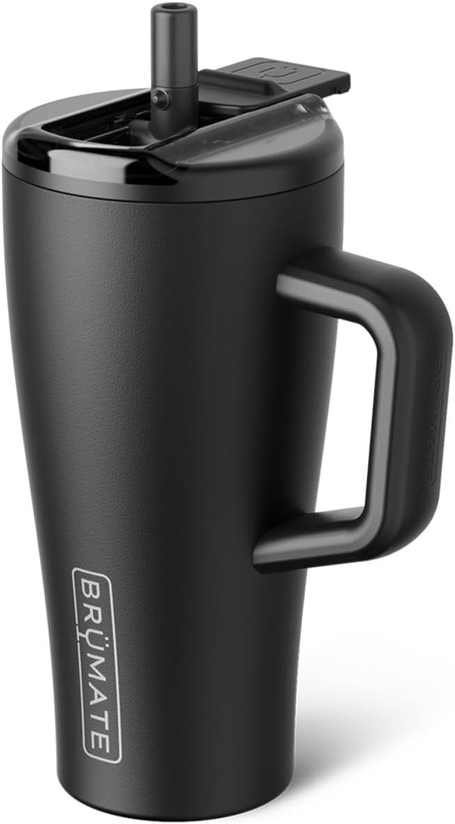 BrüMate Era Flip 40oz Tumbler with 100% Leakproof Covered Straw Lid | Hygienic Covered Straw | Insulated Stainless Steel Water Bottle with Handle | Cup Holder Friendly | BPA-Free (Lilac Dusk) - Image 17
