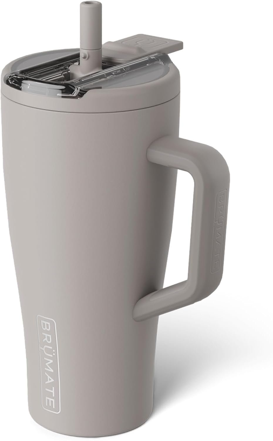 BrüMate Era Flip 40oz Tumbler with 100% Leakproof Covered Straw Lid | Hygienic Covered Straw | Insulated Stainless Steel Water Bottle with Handle | Cup Holder Friendly | BPA-Free (Lilac Dusk) - Image 19