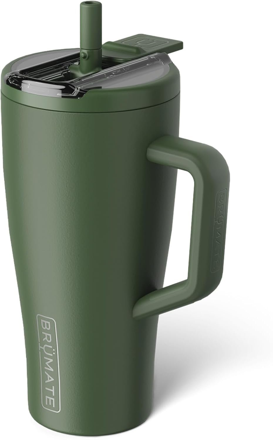 BrüMate Era Flip 40oz Tumbler with 100% Leakproof Covered Straw Lid | Hygienic Covered Straw | Insulated Stainless Steel Water Bottle with Handle | Cup Holder Friendly | BPA-Free (Lilac Dusk) - Image 35