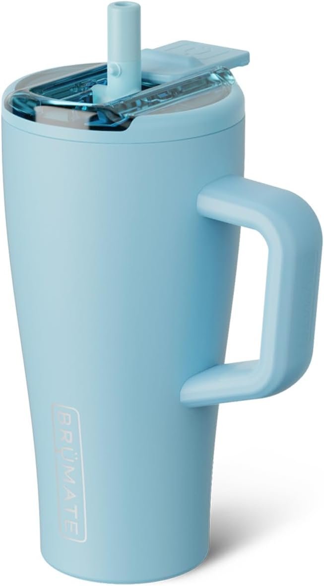 BrüMate Era Flip 40oz Tumbler with 100% Leakproof Covered Straw Lid | Hygienic Covered Straw | Insulated Stainless Steel Water Bottle with Handle | Cup Holder Friendly | BPA-Free (Lilac Dusk) - Image 33