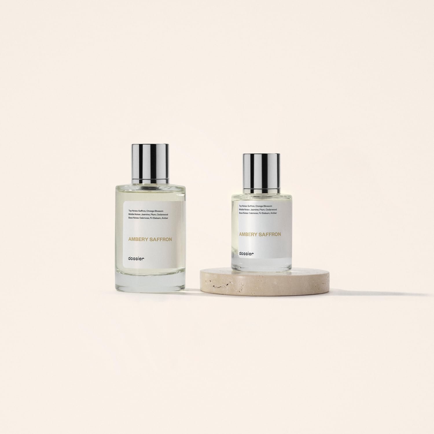 Dossier - Ambery Saffron - Packs of 2 (50ml & 100ml) - Eau de Parfum - Inspired by B.accarat R.ouge 540 - Vegan, Unisex Perfume Spray - Image 7