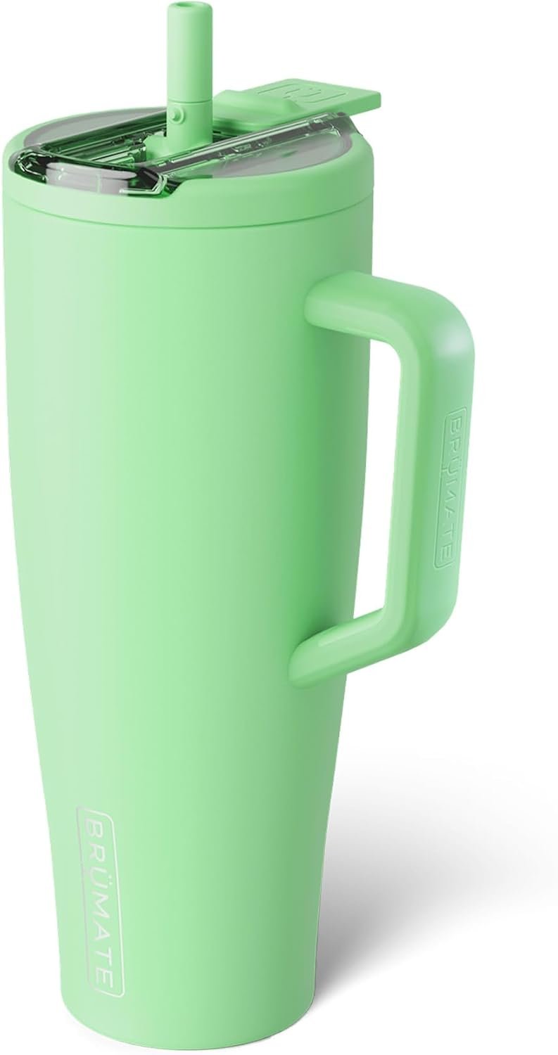 BrüMate Era Flip 40oz Tumbler with 100% Leakproof Covered Straw Lid | Hygienic Covered Straw | Insulated Stainless Steel Water Bottle with Handle | Cup Holder Friendly | BPA-Free (Lilac Dusk) - Image 42