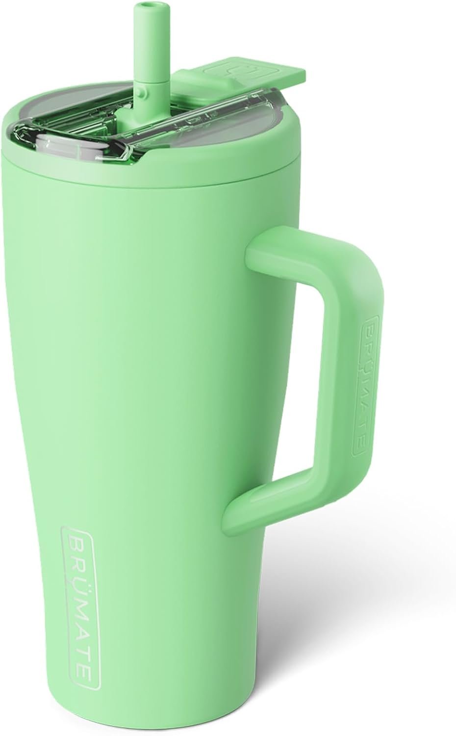 BrüMate Era Flip 40oz Tumbler with 100% Leakproof Covered Straw Lid | Hygienic Covered Straw | Insulated Stainless Steel Water Bottle with Handle | Cup Holder Friendly | BPA-Free (Lilac Dusk) - Image 14