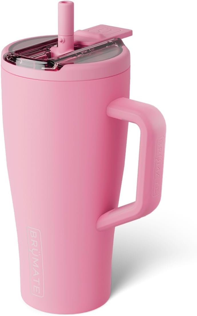 BrüMate Era Flip 40oz Tumbler with 100% Leakproof Covered Straw Lid | Hygienic Covered Straw | Insulated Stainless Steel Water Bottle with Handle | Cup Holder Friendly | BPA-Free (Lilac Dusk) - Image 41