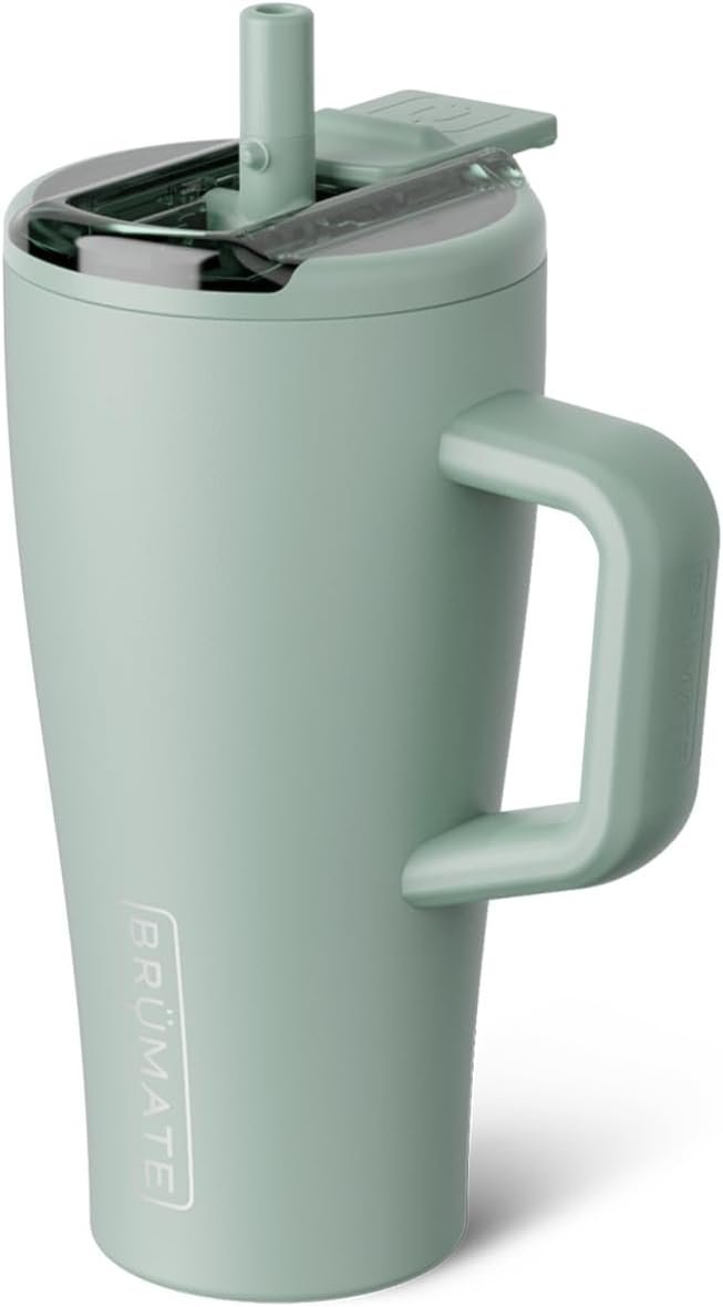 BrüMate Era Flip 40oz Tumbler with 100% Leakproof Covered Straw Lid | Hygienic Covered Straw | Insulated Stainless Steel Water Bottle with Handle | Cup Holder Friendly | BPA-Free (Lilac Dusk) - Image 26