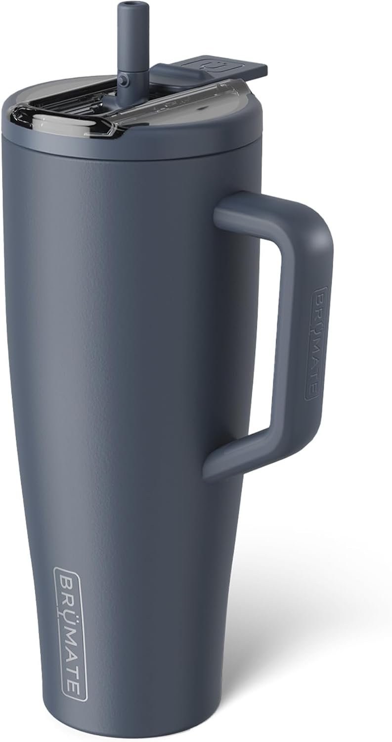 BrüMate Era Flip 40oz Tumbler with 100% Leakproof Covered Straw Lid | Hygienic Covered Straw | Insulated Stainless Steel Water Bottle with Handle | Cup Holder Friendly | BPA-Free (Lilac Dusk) - Image 30