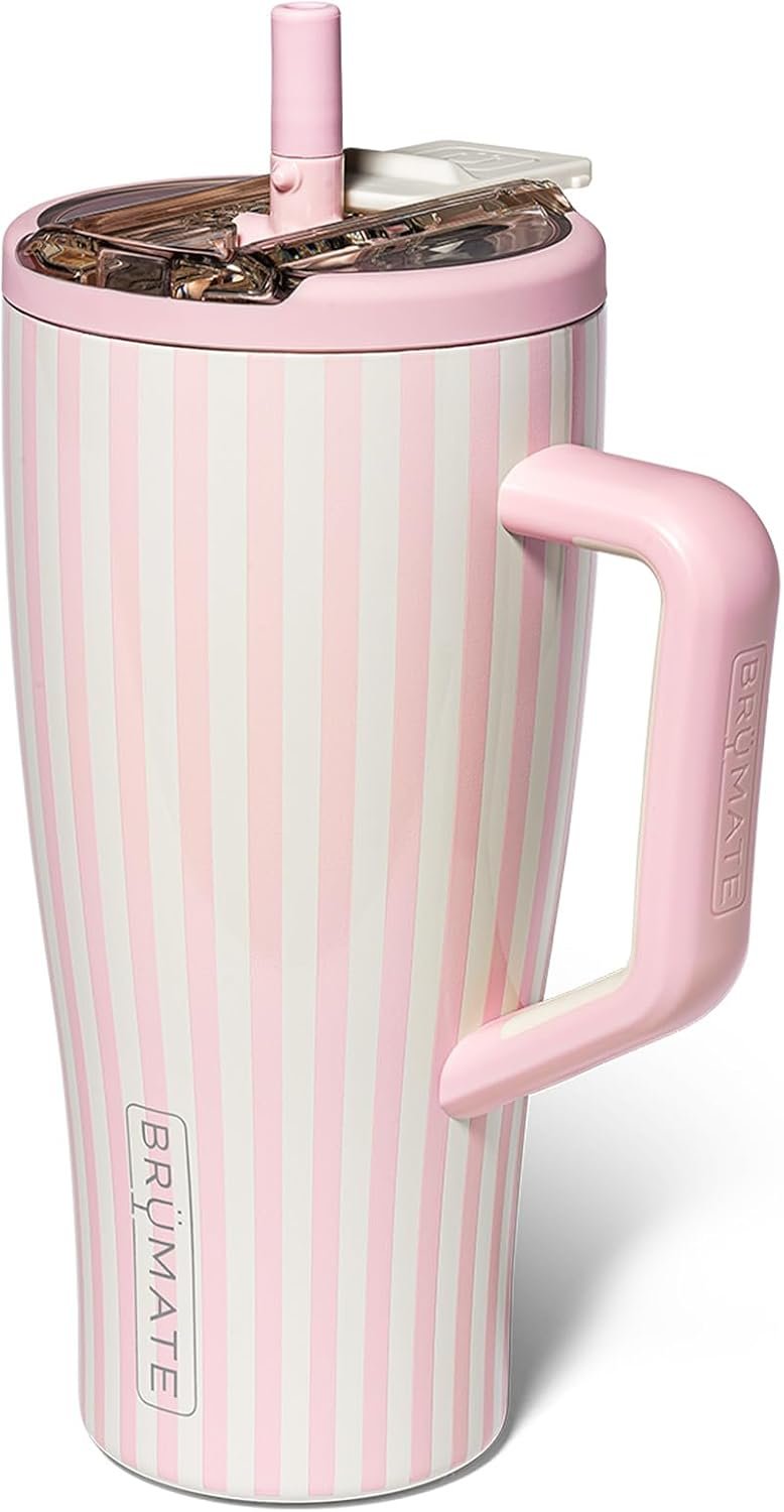 BrüMate Era Flip 40oz Tumbler with 100% Leakproof Covered Straw Lid | Hygienic Covered Straw | Insulated Stainless Steel Water Bottle with Handle | Cup Holder Friendly | BPA-Free (Lilac Dusk) - Image 46