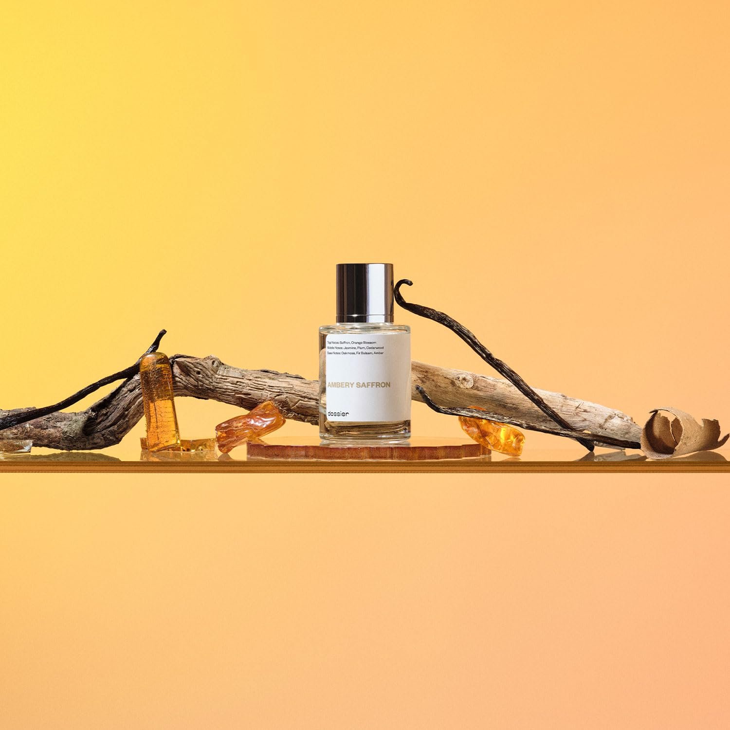 Dossier - Ambery Saffron - Packs of 2 (50ml & 100ml) - Eau de Parfum - Inspired by B.accarat R.ouge 540 - Vegan, Unisex Perfume Spray - Image 8