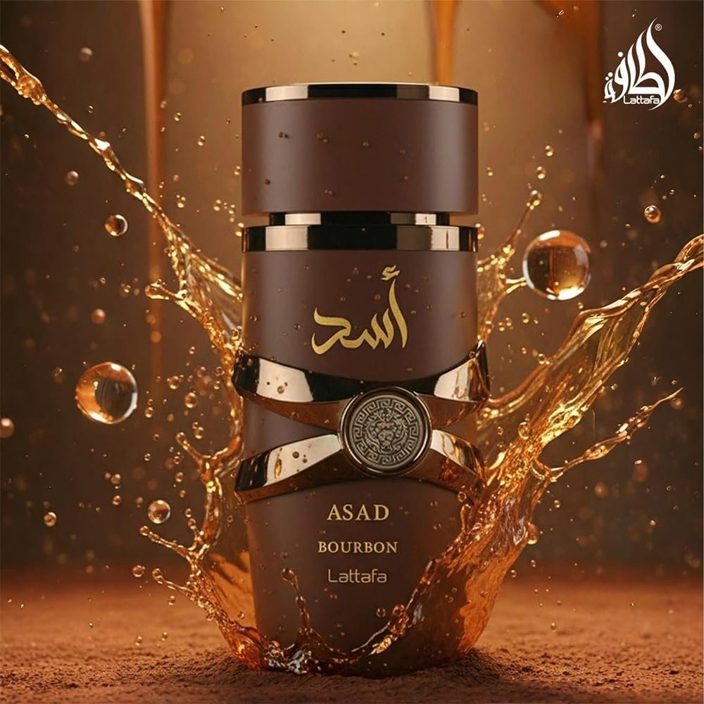 Lattafa Asad Bourbon for Unisex Eau de Parfum Spray, 3.4 Ounce / 100 ml | for Unisex - Image 2