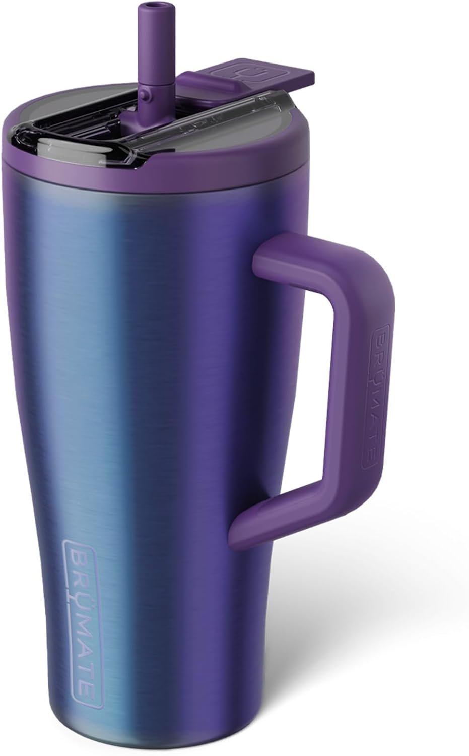 BrüMate Era Flip 40oz Tumbler with 100% Leakproof Covered Straw Lid | Hygienic Covered Straw | Insulated Stainless Steel Water Bottle with Handle | Cup Holder Friendly | BPA-Free (Lilac Dusk) - Image 52