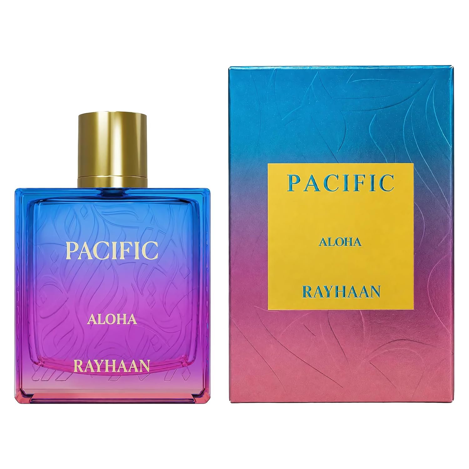 RAYHAAN Pacific Aloha – Eau De Parfum Spray Fruity, Tropical, Marine, Sweet Long-Lasting Fragrance for Unisex, 3.4 Ounce / 100 ml