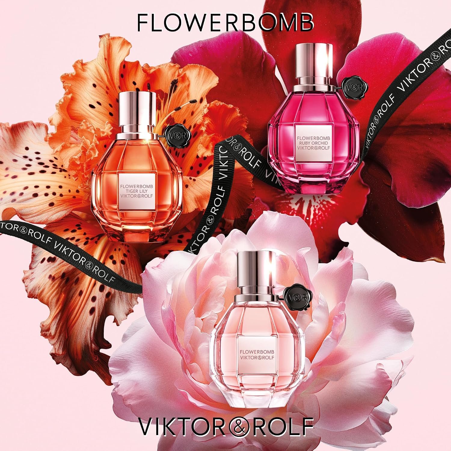 Viktor&Rolf - Spicebomb & Flowerbomb Duo - Spicebomb Extreme Mens Cologne (3 Fl Oz) & Flowerbomb Eau de Parfum Womens Perfume (3.4 Fl Oz) - Full Size Cologne & Perfume Bundle - Image 4