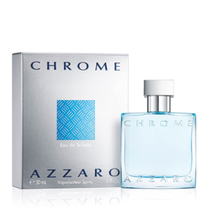 Azzaro Chrome Eau de Toilette – Fresh Aquatic Mens Cologne – Citrus, Woody, Musky Fragrance -Fresh Notes of Bergamot – Everyday Wear – Classic Summer Beach Scent – Luxury Perfumes for Men-3.3 FL OZ