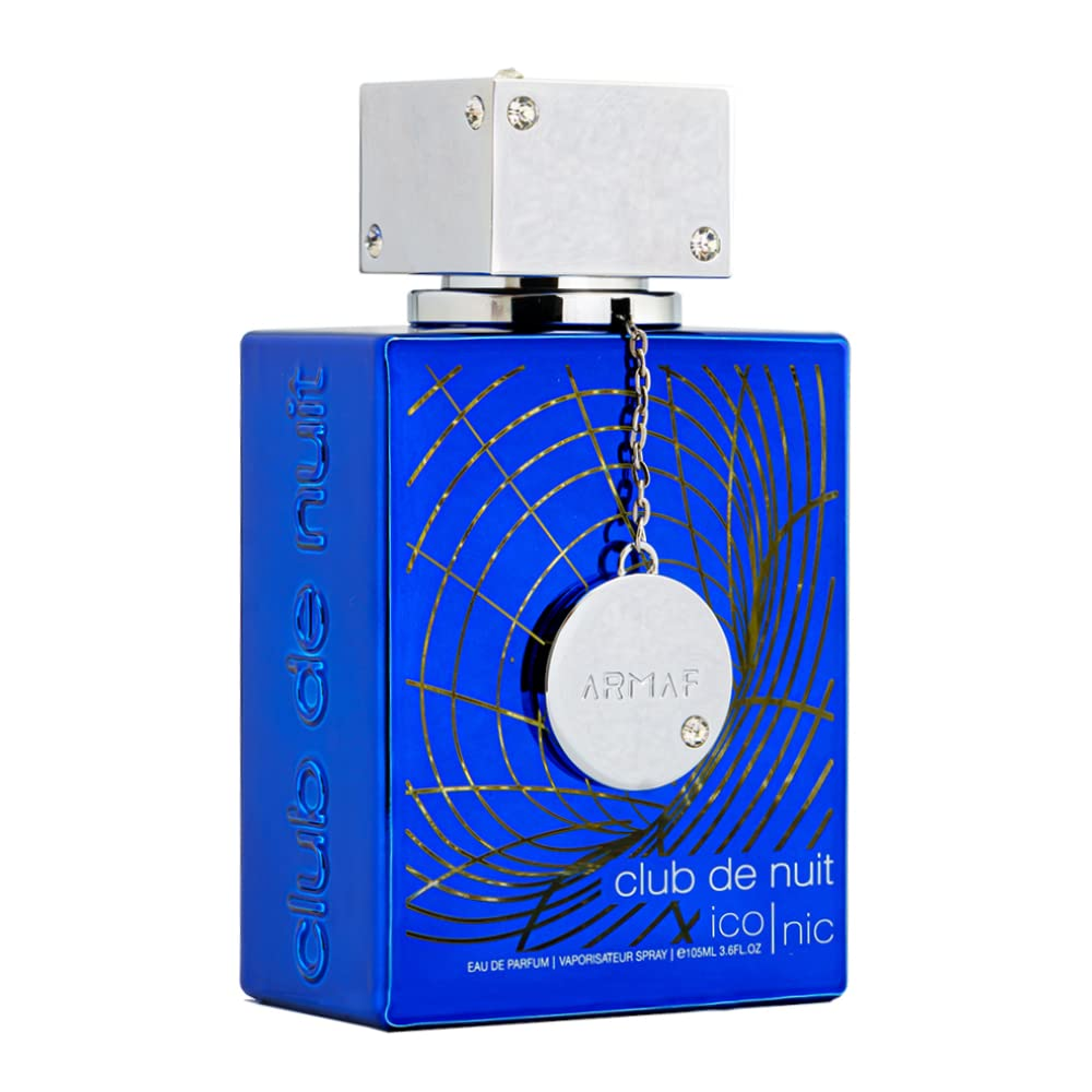 Armaf Club de Nuit Blue Iconic for Men Eau de Parfum Spray, 3.6 Ounce - Image 2
