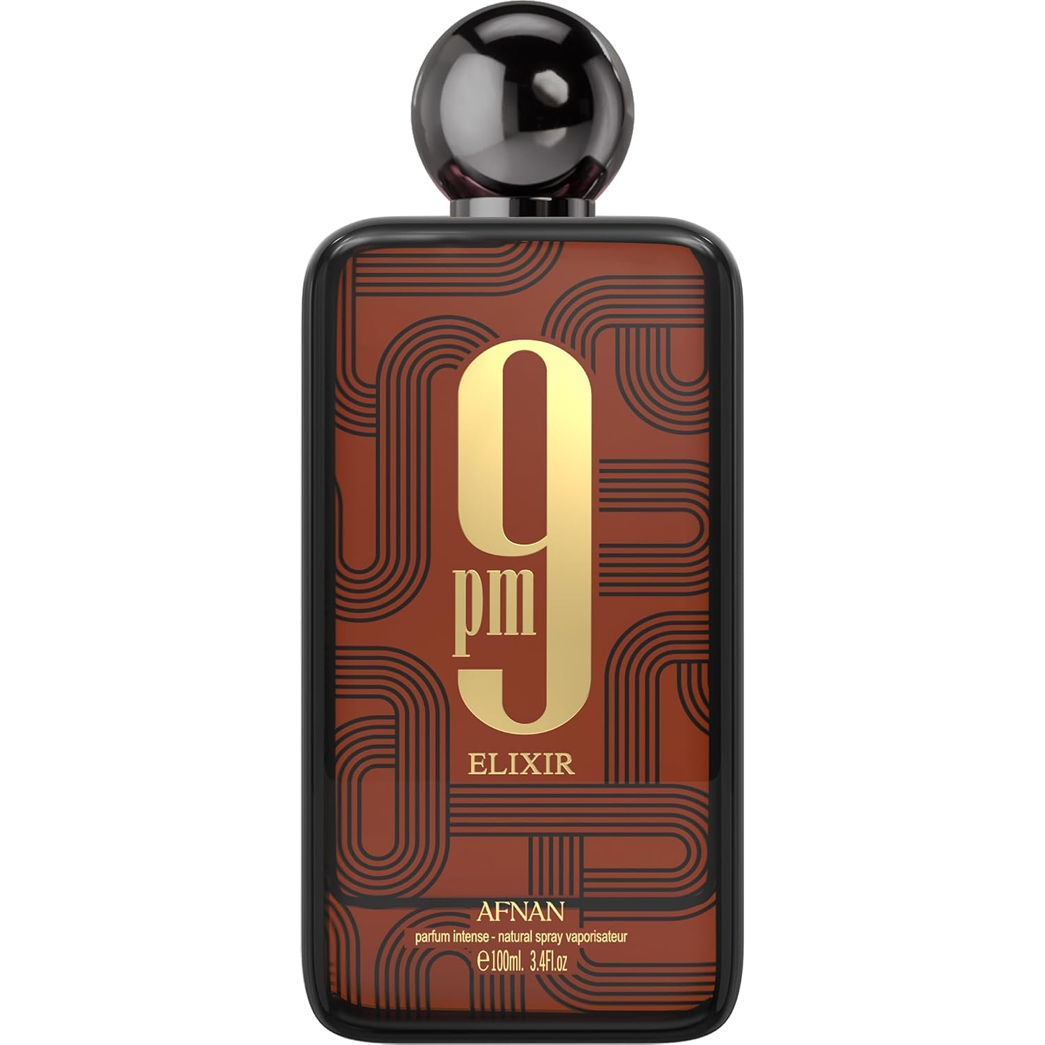 Afnan 9 PM Elixir Unisex Extrait de Parfum, 3.4 Fl. Oz - Image 2
