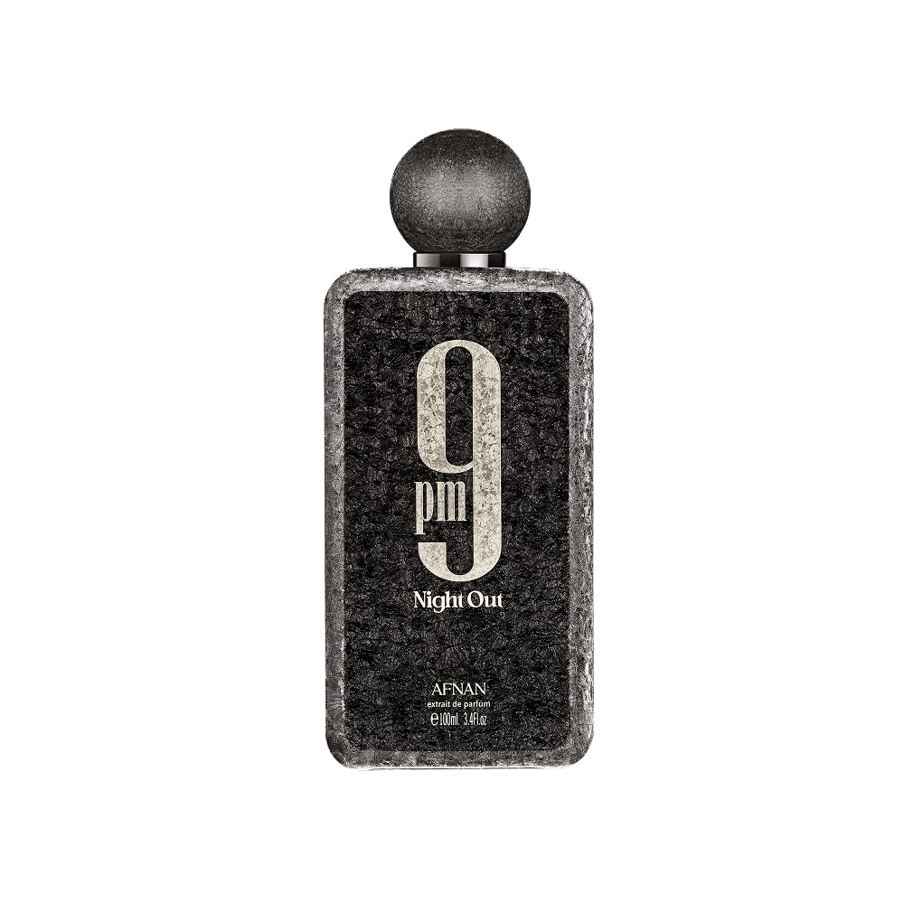 Afnan 9 PM Night Out Unisex Extrait de Parfum, 3.4 Fl. Oz - Image 2